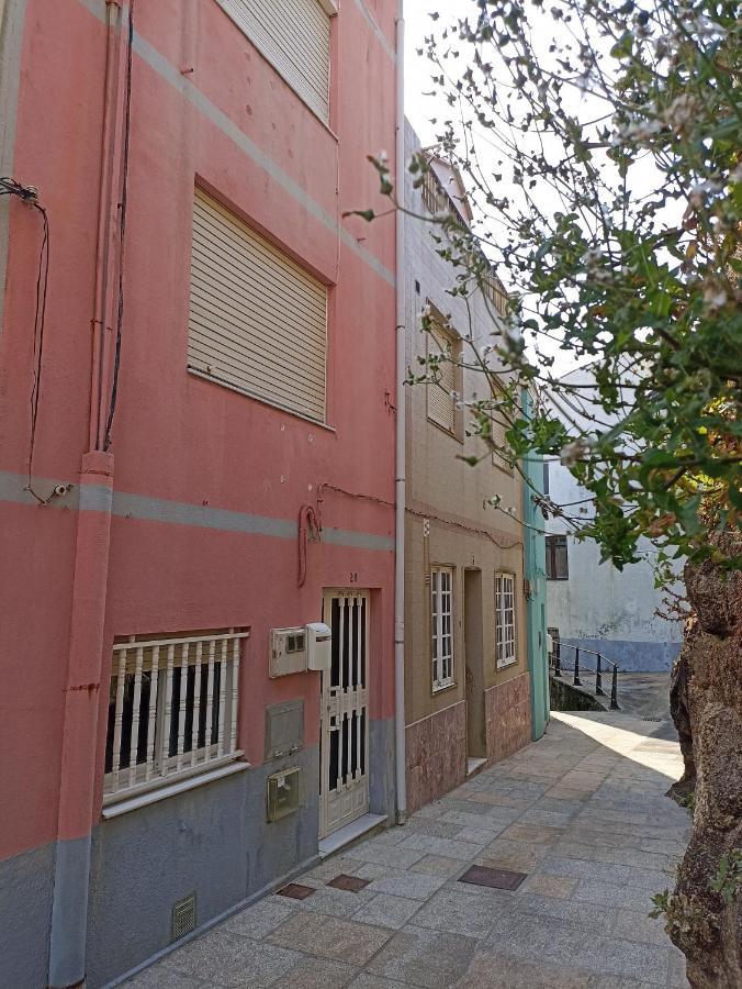 La Casa Del Muro Con Vistas Al Mar Villa A Guarda Bagian luar foto